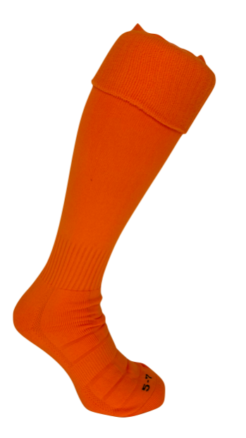 Orange - Plain Knee High Socks