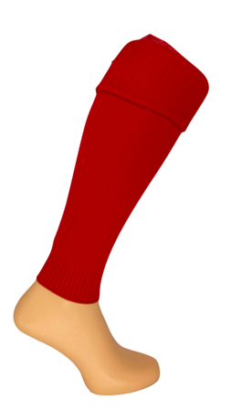 Tube (Footless) Socks - Red