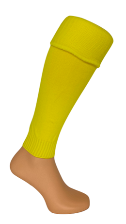 Tube (Footless) Socks - Yellow
